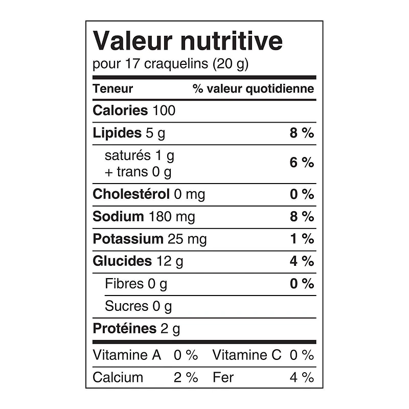 Les craquelins Cheez-It* Extra-fromagée Fabriqué avec du vrai fromage