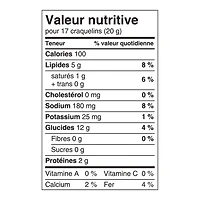 Les craquelins Cheez-It* Extra-fromagée Fabriqué avec du vrai fromage