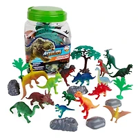 Adventure Force seau de dinosaures Ensemble de 40 pièces, 3 ans et plus