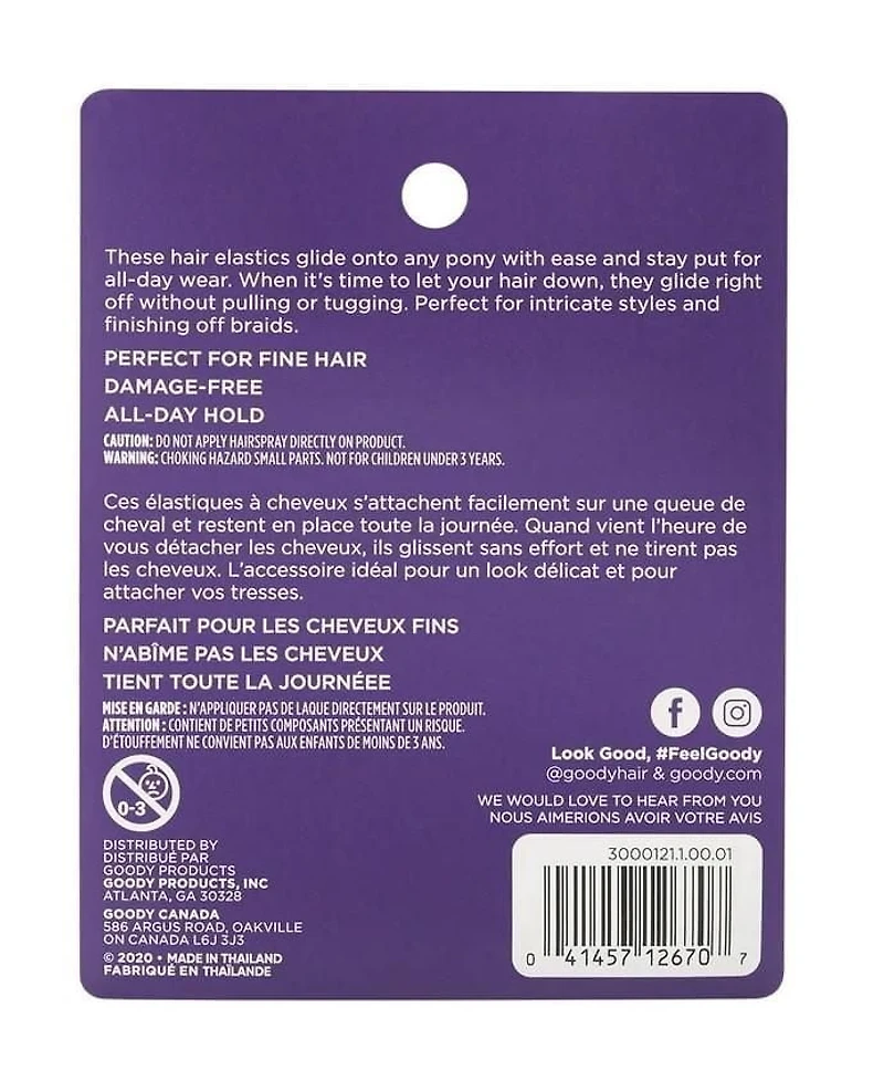 Goody Black Polybands - 250Ct, Goody Polybands