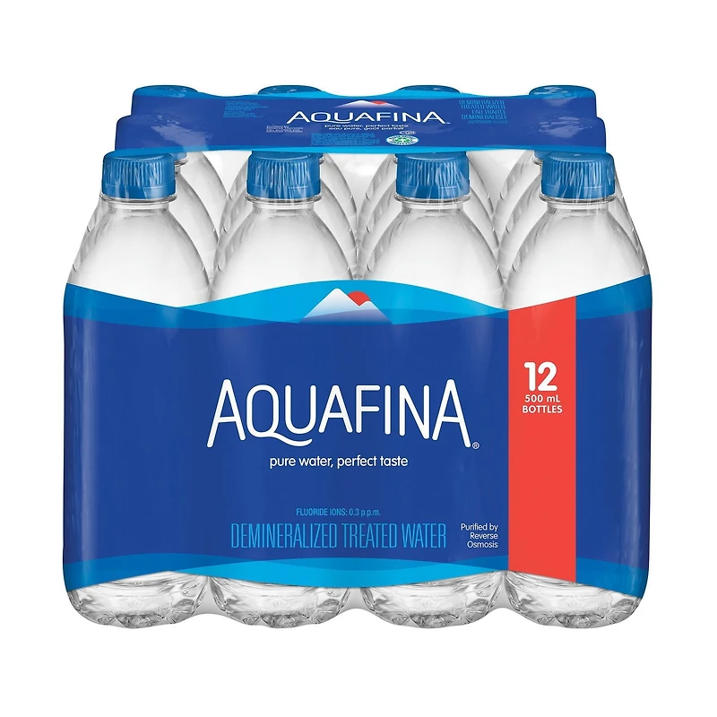 Aquafina Eau Purifiée 12 x 500 mL, Bouteilles 12x500ml
