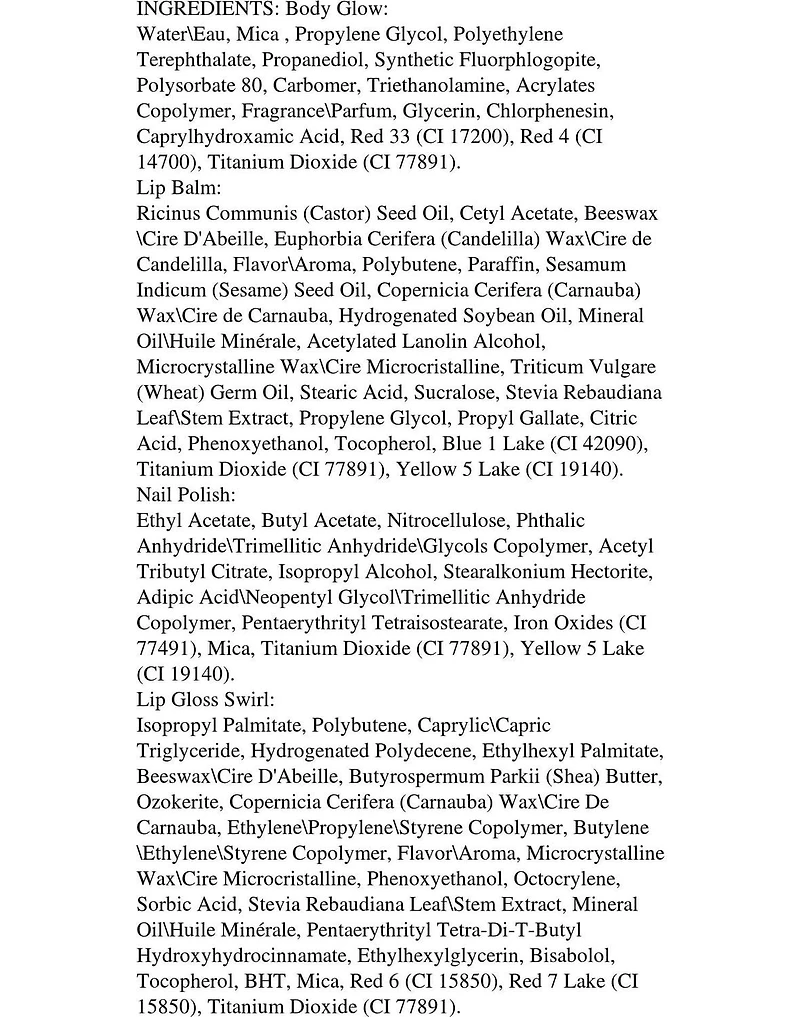 Trousse Glam Pink Lemonade Trousse Glam Maquillage & Baume à Lèvres