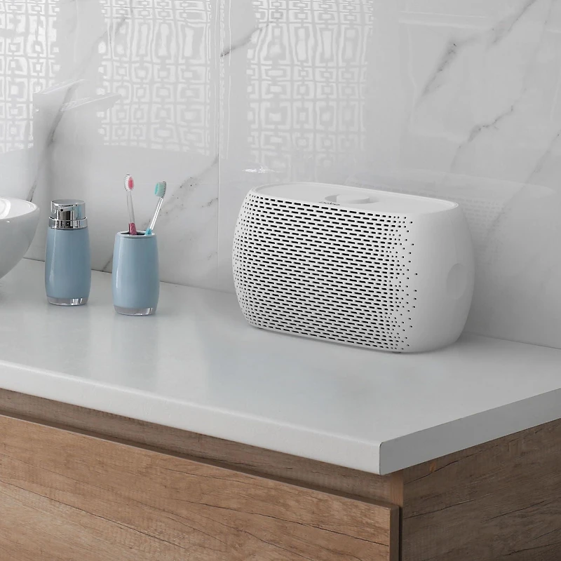 Pure Enrichment® PureZone™ Breeze Tabletop 2-in-1 Air Purifier - True HEPA Filter - Ideal for Home, Bedroom, & Office Desktop Surfaces