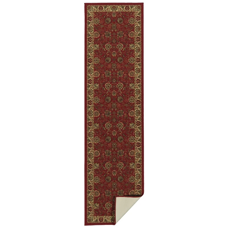 Tapis à motif persan à sous-couche en caoutchouc de la collection Ottohome