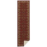 Tapis à motif persan à sous-couche en caoutchouc de la collection Ottohome