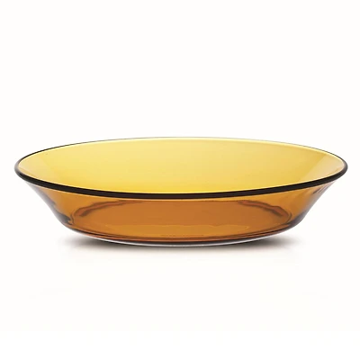 Duralex Lys Amber Deep Plate 19cm, Set of 6