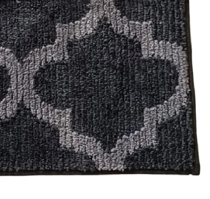 Home Decor Inc. Austin Micro 2-Piece Bathmat Set – 18" x 18" & 18" x 28", Soft Microfiber, Absorbent & Skid-Resistant