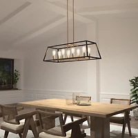 Artika Carter Long 8-Light Chandelier