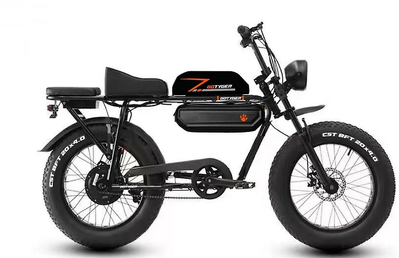 GoTyger 500W 2 Seated 20 in. 4.0 Fat Tire eBike
