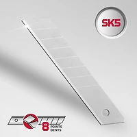 Swiss Tech  Lames de 18 mm - Paquet de 5 Acier SK5