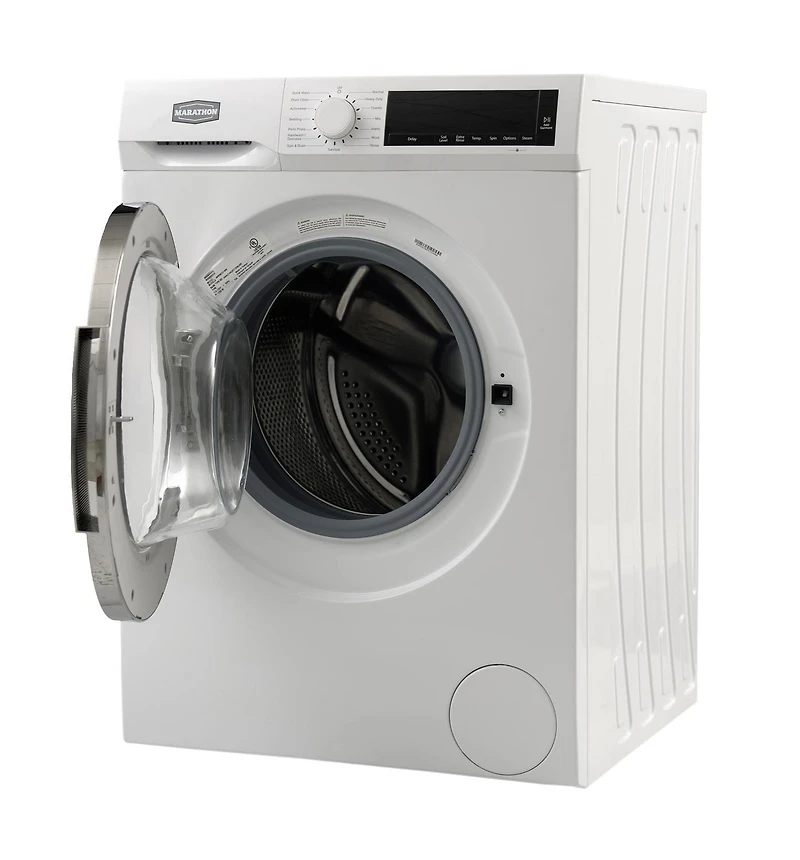 Marathon Deluxe 24" White Front Load Washing Machine