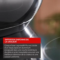 Lagostina Sfiziosa acier inoxydable Batterie de cuisine Cookware, 13 pièces, compatible avec l'induction