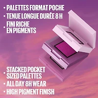 Maybelline New York, Shadow Blocks, Fard à paupières, Brodway & Prince St, 2,4 g nuances spectaculaires dans un format poche
