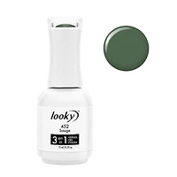 Looky Vernis à ongles gel 3-en-1 combinant base/couleur/couche de finition, résultat professionnel à la maison, application facile, séchage rapide UV/DEL, longue tenue, 15 ml, 16+ teintes 3 etapes dans 1 bouteille