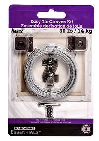 Ens. anneau D à 1 trou Hangz de Hardware Essentials en toile de lien facile