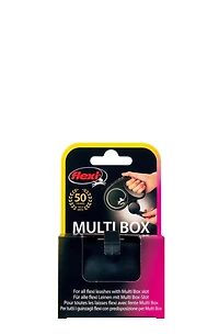 Flexi Fun Multi Box Stores Treats or Waste Bags Retractable Dog Leash Accessory, Dog Walking Accessory