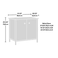 Sauder La Collection Whitaker Point Meuble de Rangement, Finition Natural Maple, 429373