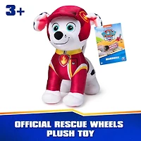 PAW Patrol Rescue Wheels, Peluche Marcus de 20,3 cm, animal en peluche pour les garçons et les filles à partir de 3 ans