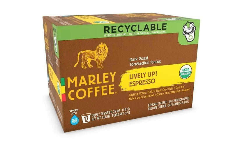 Marley Lively Up! Espresso Dark Roast Coffee