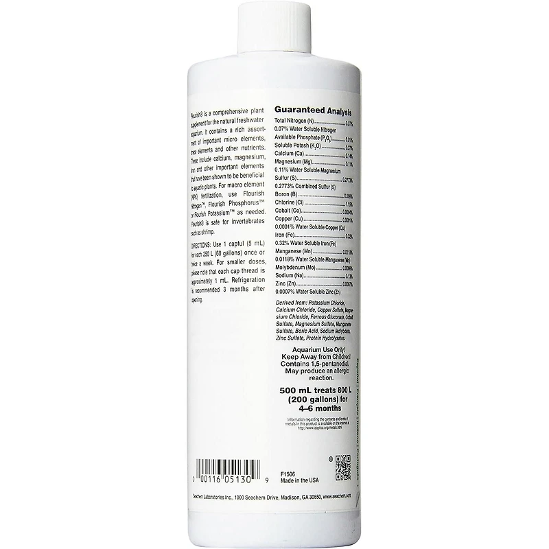 Seachem Flourish Supplément Complet. 8.5 fl oz