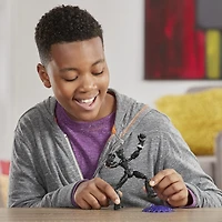 Marvel Avengers Bend And Flex Action Figure Toy, 6-Inch Flexible Black Panther Figure, Includes Blast Accessory