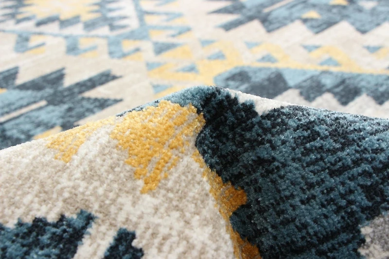 Tapis Lavable ECARPET Traditionnel pour Chambre, Salon, Chambre d'Enfant, Couloir