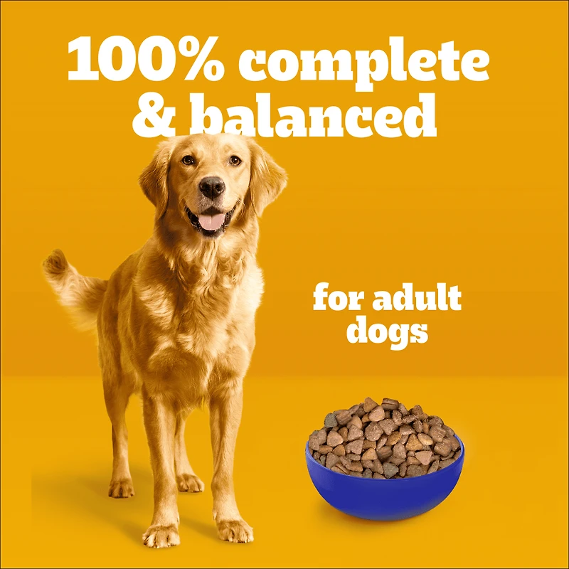PEDIGREE VITALITY+ Dry Food For Adult Dogs – Roasted Chicken & Vegetable Flavour - Supports Strong Bones and Healthy Teeth – With Calcium 8kg
