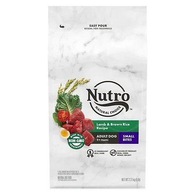 Nutro Natural Choice Small Bites Lamb & Brown Rice Recipe Adult Dry Dog Food, 2.27kg