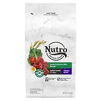 Nourriture sèche pour chiens Petites bouchées adultes Nutro Natural Choice Recette avec agneau et riz brun 2,27 kg
