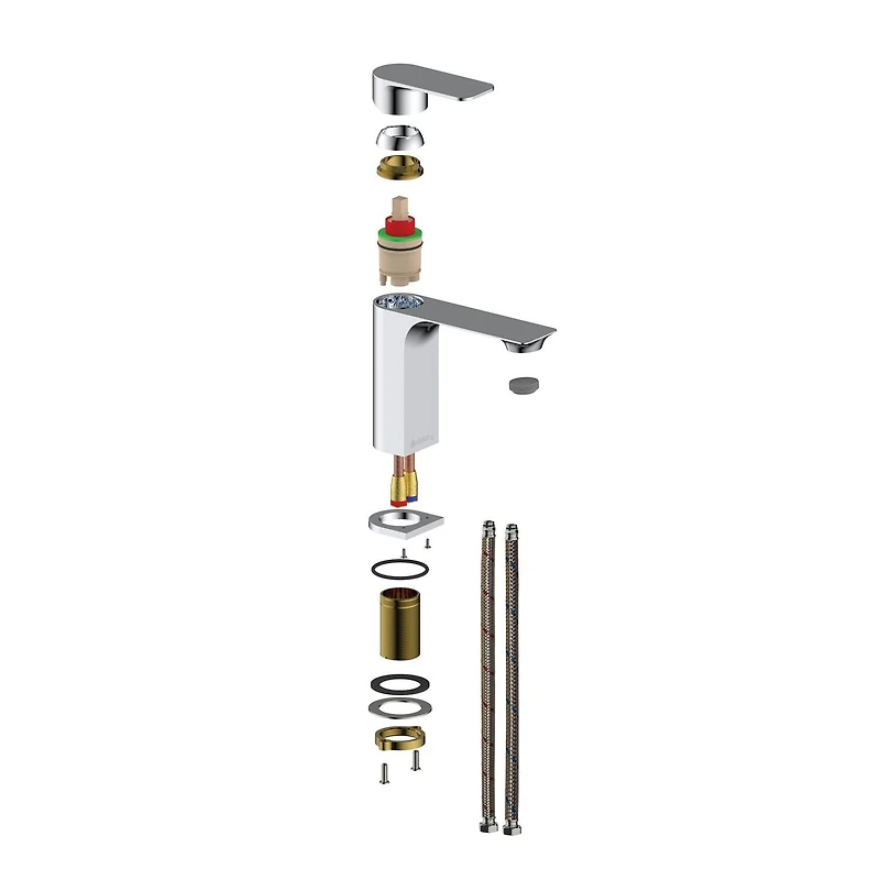 The akuaplus® Round Single-Hole Lavatory Faucet ELENA.
