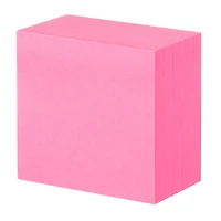 Post-it Feuillets super collants, 76 mm x 76 mm (3 po x 3 po), rose fluo