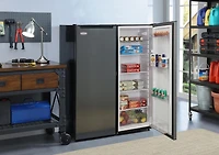 Marathon Black Steel All Refrigerator