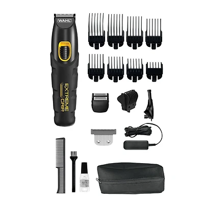 Wahl Tondeuse Multigroomer Extreme Grip avec pile lithium-ion - Modèle 3115 Tondeuse tout-en-un