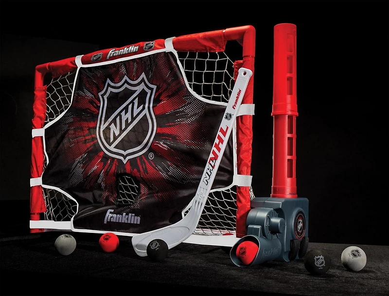 Ensemble pour passes, buts et cibles de mini hockey Franklin Sports NHL