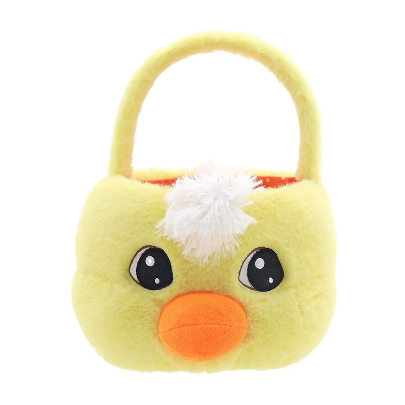 Way To Celebrate Chubby Cheek Chick Plush Basket