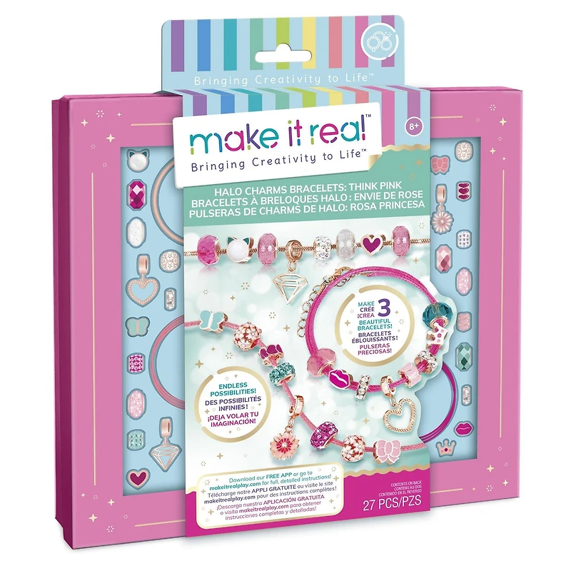Make it Real Bracelets à Breloques Rose