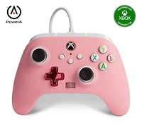 Manette câblée PowerA améliorée pour Xbox – Rose XBOX ONE X|S