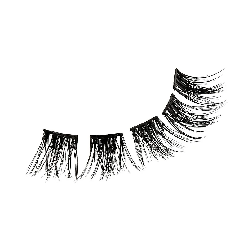 KISS ImPRESS Press-On Falsies Eyelashes, Spiky, 20 Clusters, ImPRESS Press-On