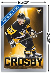 NHL Pittsburgh Penguins - Sidney Crosby 18 Wall Poster, 14.725" x 22.375"