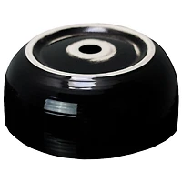 American Imaginations 14.09-in. W Above Counter Black Bathroom Vessel Sink For Deck Mount Deck Mount Drilling AI