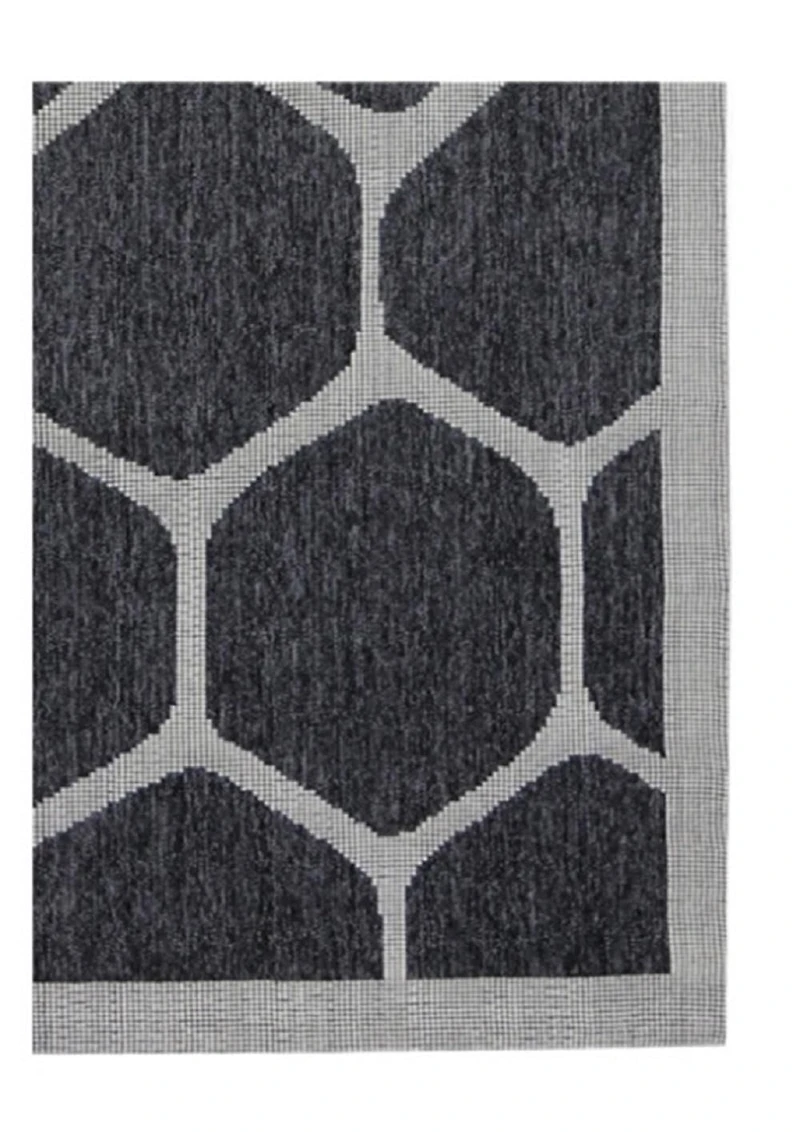 Tapis décoratif gris moderne Home Decor Inc – 152,4 x 213,4 cm, idéal pour les salons, les chambres et les entrées