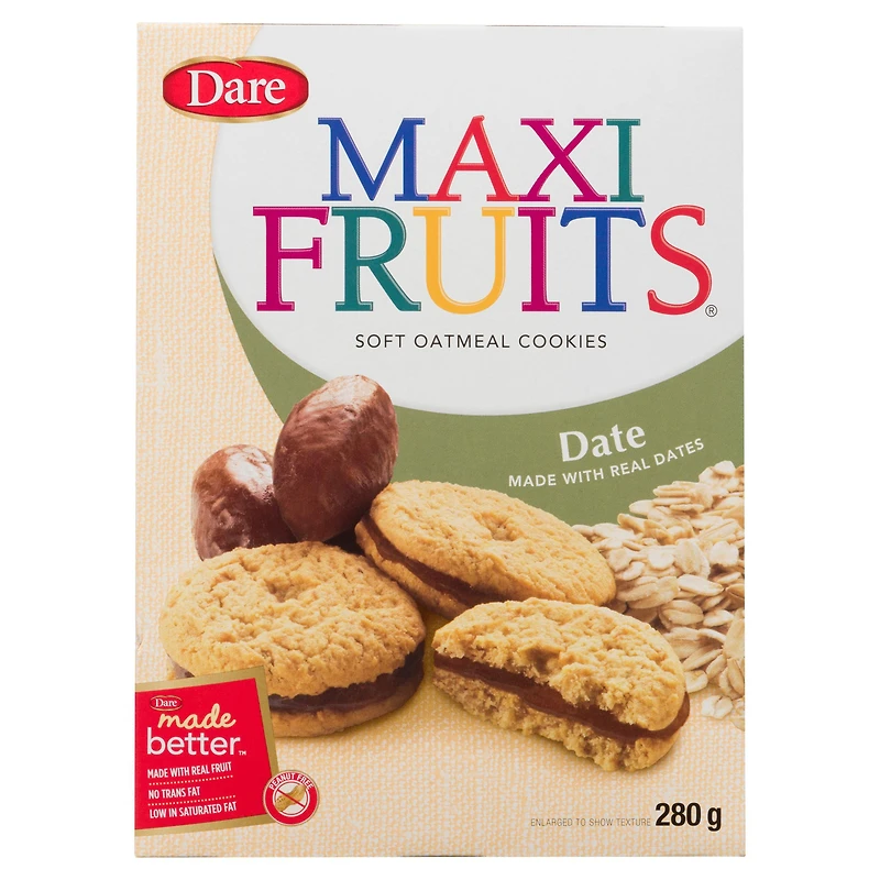 Maxi Fruits Date Cookies, Dare, 280 g
