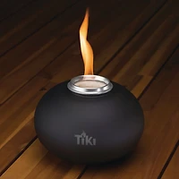 TIKI Clean Burn Glass Pearl of the Sea Table Torch Firepiece