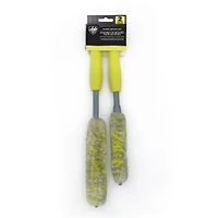 Brosse Auto Drive Soft Wheel Cleaning Woolies pour le nettoyage des jantes, paquet de 2