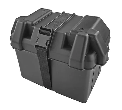 Blue Dog Marine High-Quality Battery Box 27M with Mounting Strap - Secure and Durable Battery Box