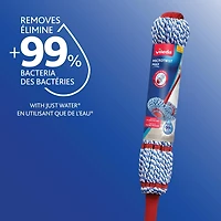 Vileda MicroTwist MAX Mop 18-inch Microfibre Mop Head, Self-Wringing Mop, Easy to wring
