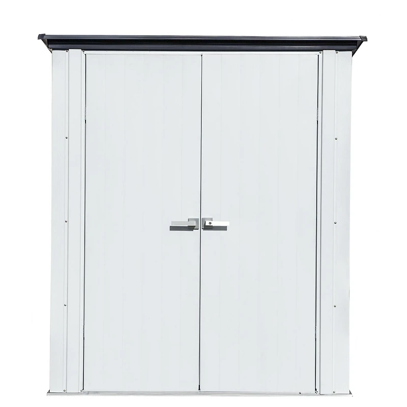 Spacemaker Patio Shed, 5x3, Flute Grey and Anthracite