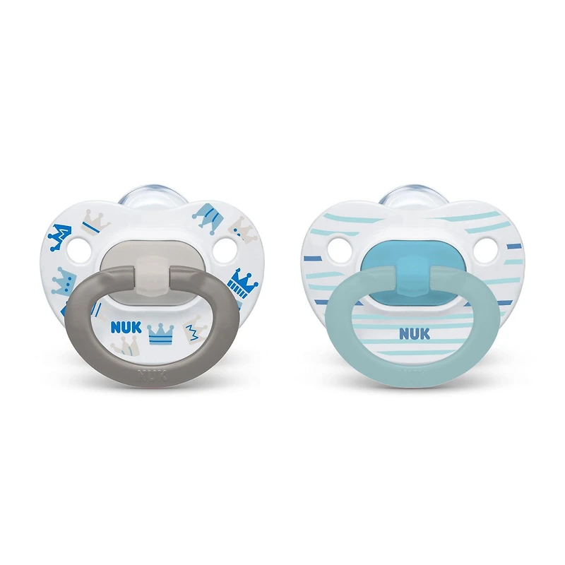 NUK Orthodontic Pacifiers, 6-18 Months, 2-Pack
