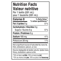 Dr Pepper Zero Sugar Soda 591 mL, Bottle, 591 mL
