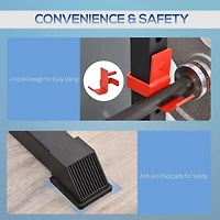 Strength Power Squat Rack Barbell Lifting Pull Up Weight Stand Home Gym